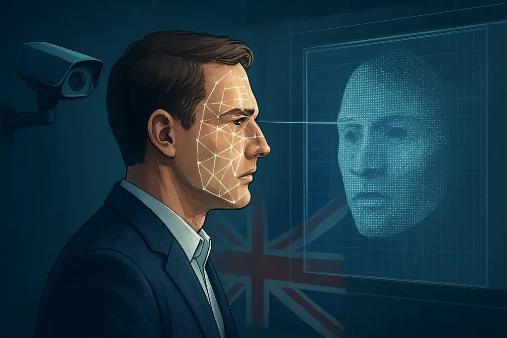 Policía británica usando reconocimiento facial con IA en espacios públicos