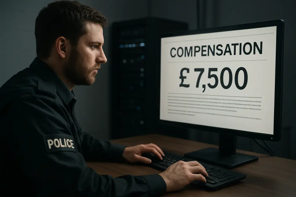 Compensación por brecha PSNI 2023 con pago universal de £7.500 por afectado