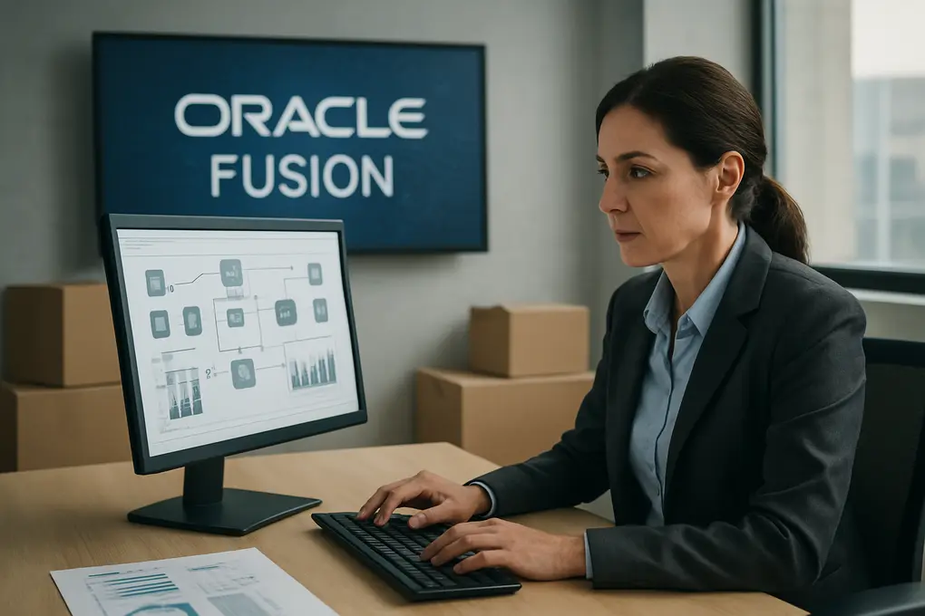 Contexto de la migración ERP a Oracle Fusion en West Sussex con escalada de costes y financiación con ventas de activos