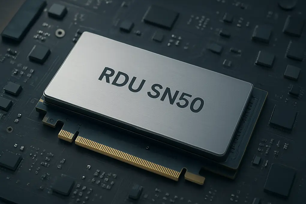 RDU SN50 SambaNova inferencia IA con memoria HBM2E y jerarquía de tres niveles para despliegues GenAI