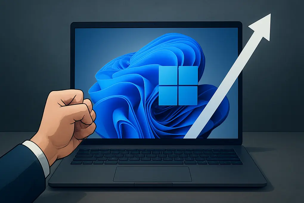 Windows 11 supera a Windows 10 en cuota de mercado según mediciones independientes y presiona planes de migración y soporte extendido (ESU).