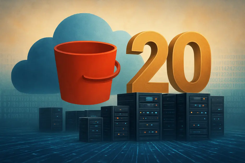 AWS S3 20 años cientos de exabytes: hito de almacenamiento cloud a escala global