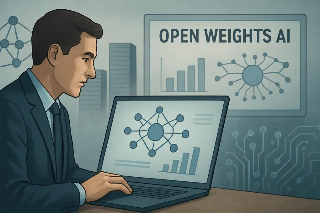 Panorama técnico sobre Open weights AI para empresas y su impacto en costes, despliegue on‑prem y control de datos