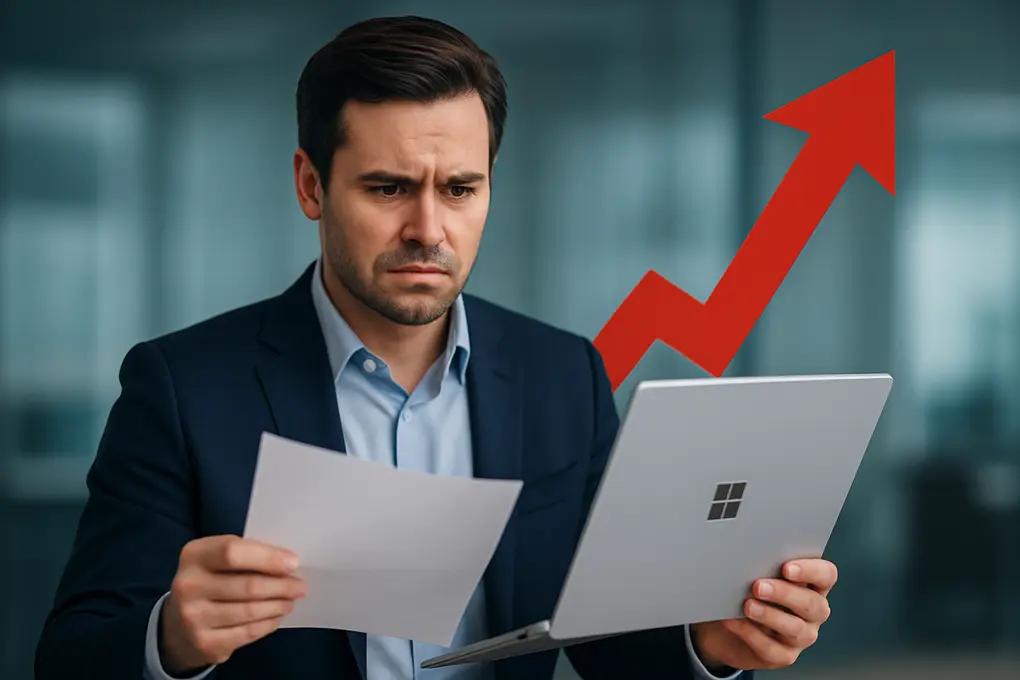 La crisis de DRAM sube precios de Surface en Reino Unido con incrementos en la gama Surface Laptop y Surface Pro