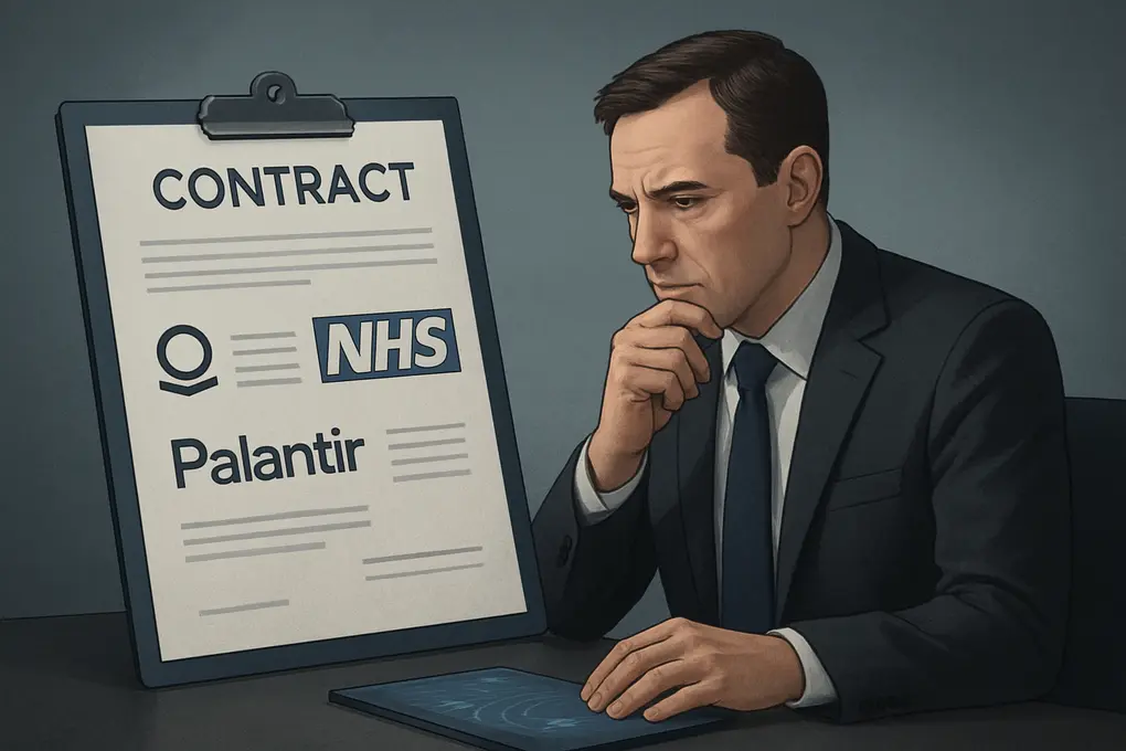 Ruptura del contrato Palantir NHS en la Federated Data Platform por cláusula de salida y debate sobre lock-in e IP