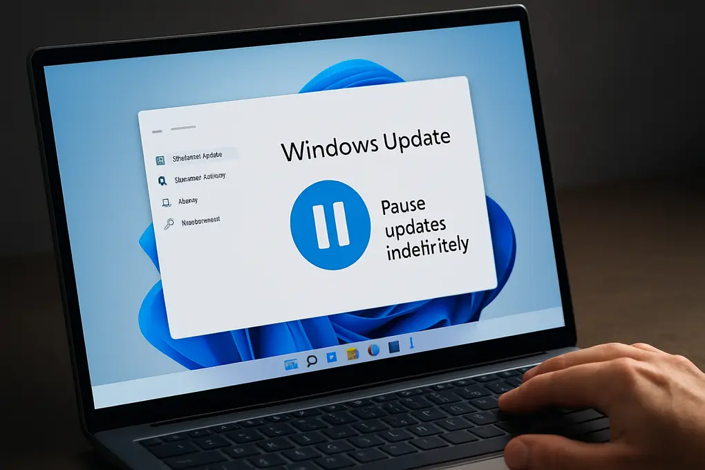 Microsoft habilita pausar parches Windows Update en Windows 11 con control ampliable de la pausa y opciones de reinicio menos intrusivas